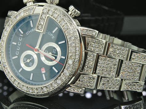 used mens gucci jewellery|Gucci diamond watches for men.